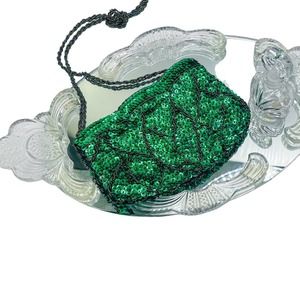Women’s Sequin Evening Bag Emerald Green